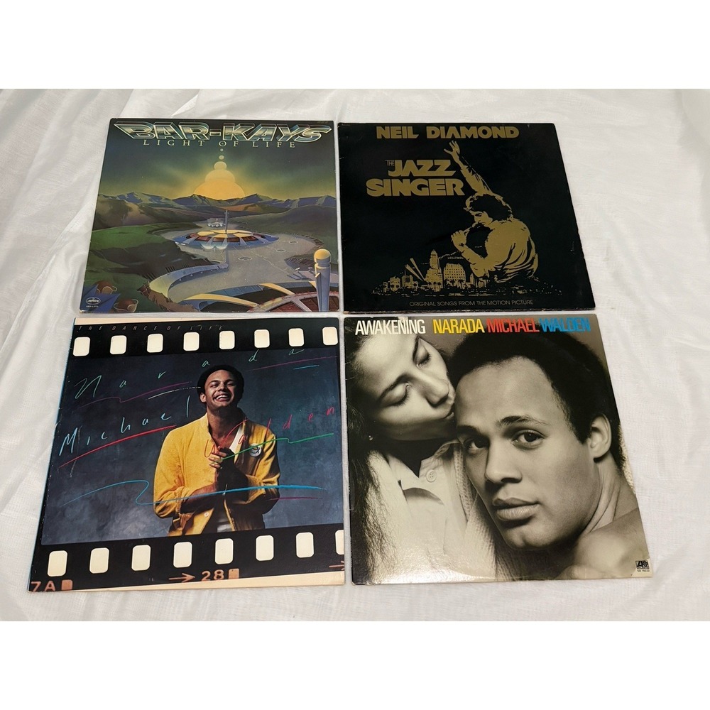 LOT OF (4) CLASSIC 70s/80s‎ Michael Walden Bar Kays Light Life Neil Diamond